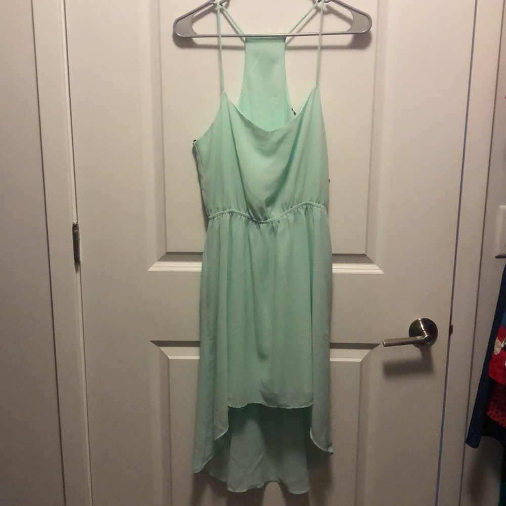 Forever 21 High-Low Mint Green Dress